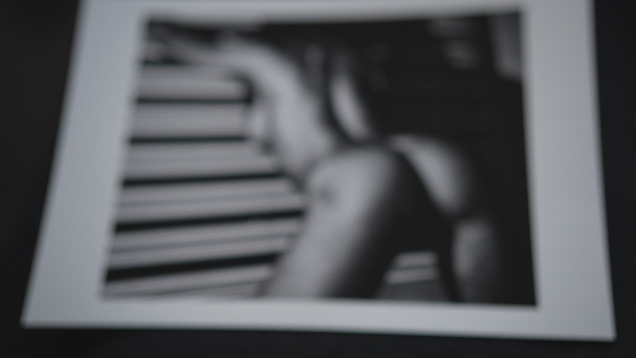 Black and White Stripes - Erotic Photography