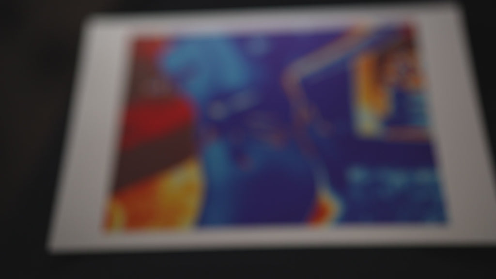 Nude Art Photography - Body in Psychedelic Blue