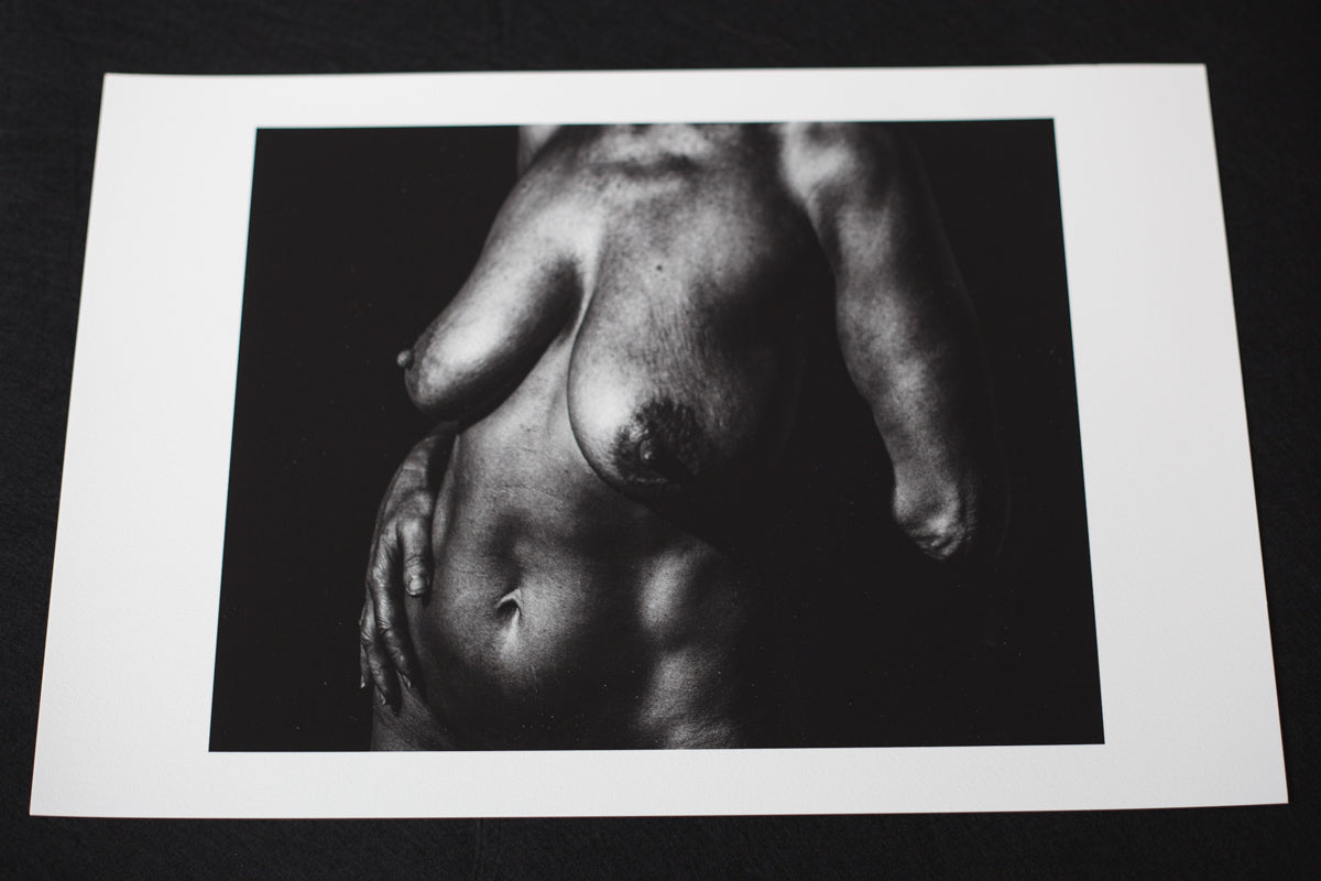 Venus de Milo Pose - Impression with Black and White - A3+ size